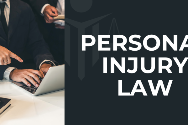 Black Clean Law Firm Landscape Banner